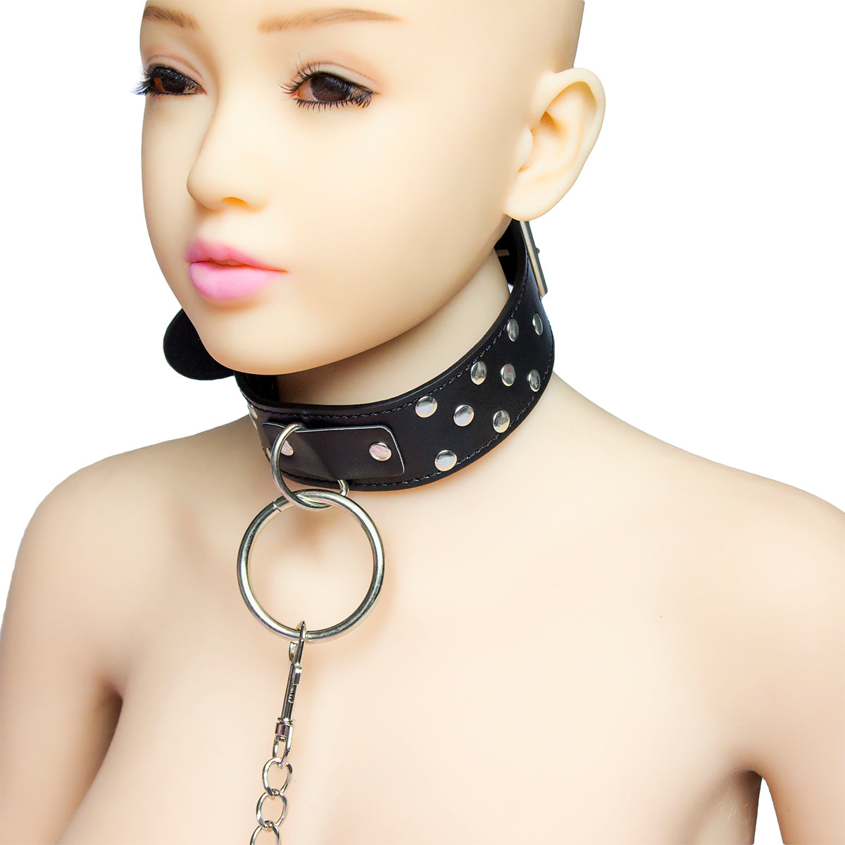 Naughty Toys Studded Collar with Leash - image 8