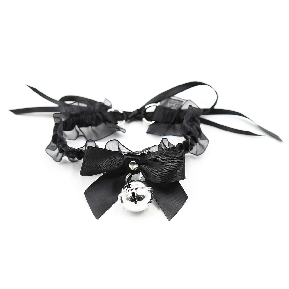 Naughty Toys Cute Black Choker with Bell Δευτερεύουσα εικόνα προϊόντος