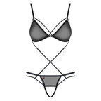 Obsessive Crothcless Strappy Teddy