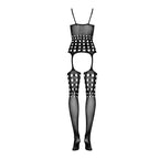 PLUS SIZE Obsessive Spicy Bodystocking with Round Notches - image 2