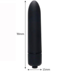 Mini Black vibrating Bullet Naughty Toys 9 cm - image 4