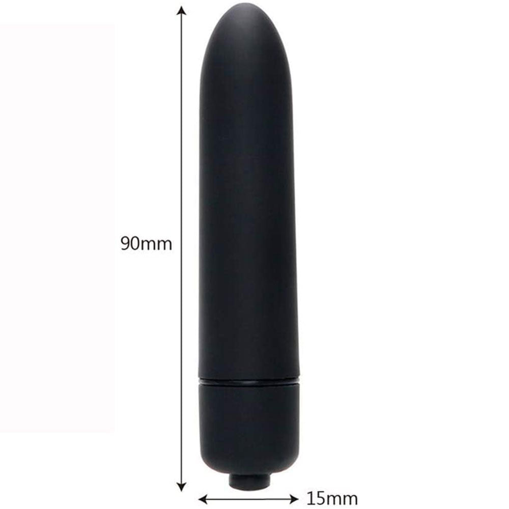 Mini Black vibrating Bullet Naughty Toys 9 cm - image 4