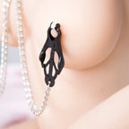 Naughty Toys Steel Collar with Nipple Clamps for Her - image 4