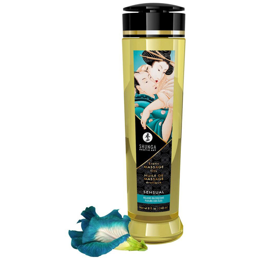 Shunga Erotic Massage Oil Island Blossoms 240ml Κύρια εικόνα προϊόντος