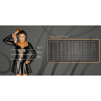 Noir Handmade Rebellious Minidress with Bouffant Sleeves - image 9