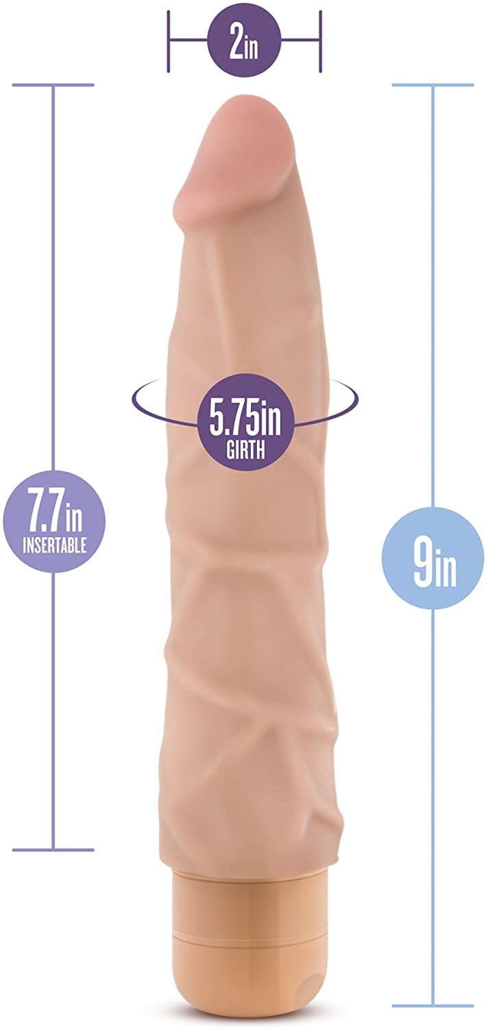 Dr. Skin Cock Vibe 1 FLESH Δευτερεύουσα εικόνα προϊόντος