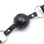 Breathable ball gag with adjustable pressure nipple Clamps - image 7