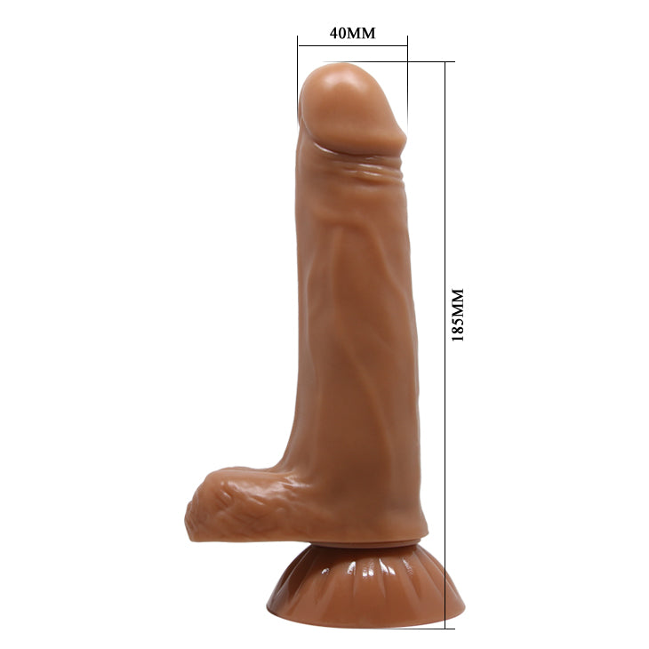Beautiful Easton Remote controlled Rotating and Thrusting Dildo 18 cm Δευτερεύουσα εικόνα προϊόντος