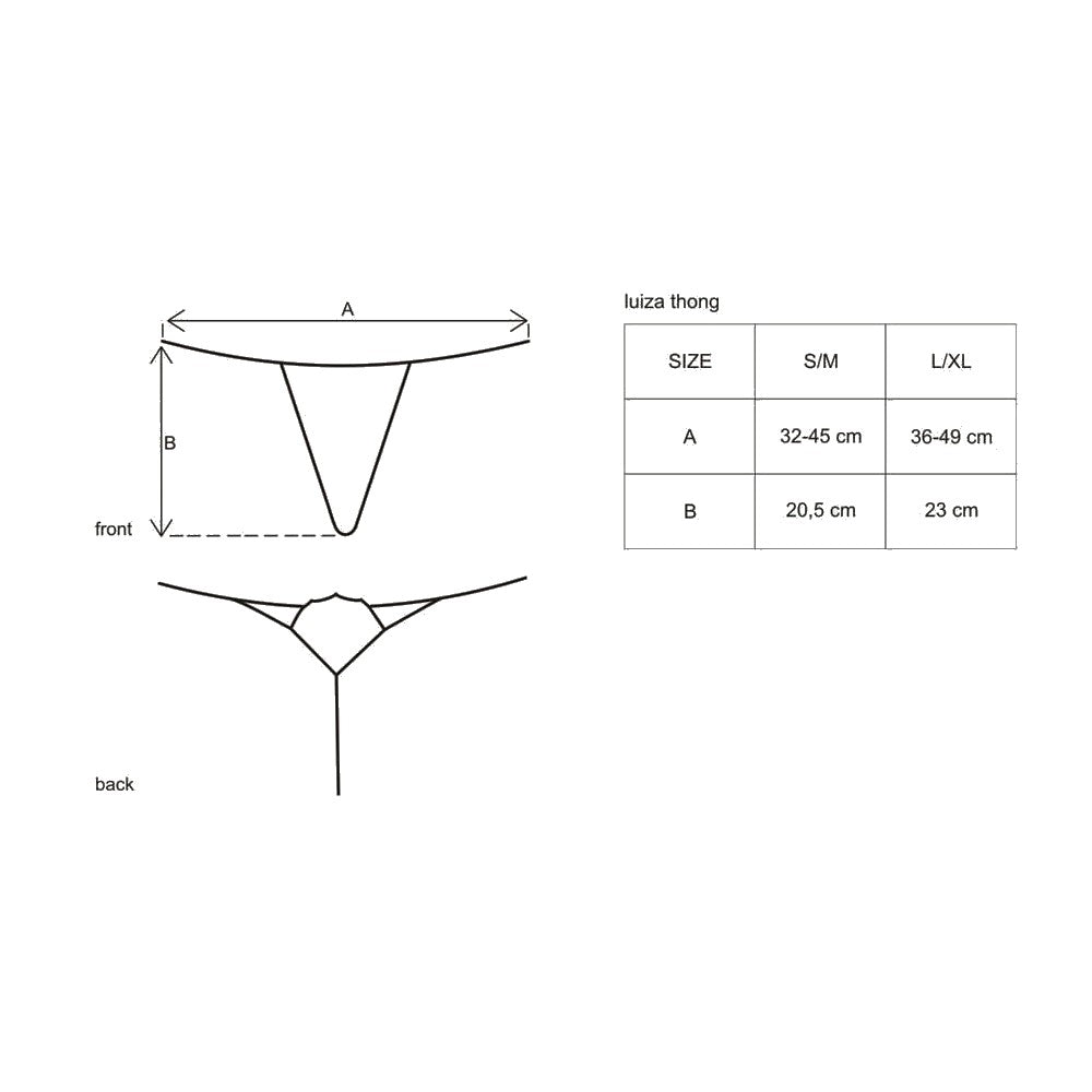 Obsessive Luiza Thong White - image 7