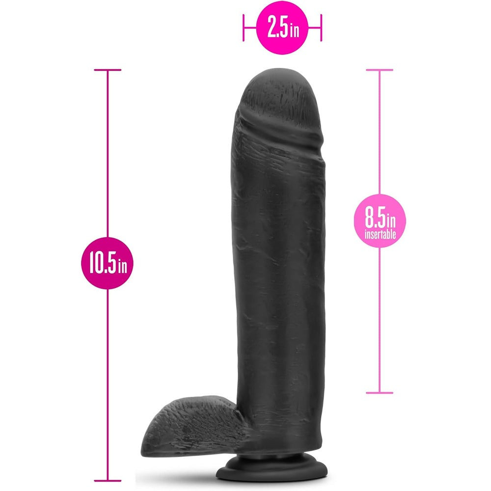 Au Naturel Bold Huge 10.5 inch Dildo Black - image 2