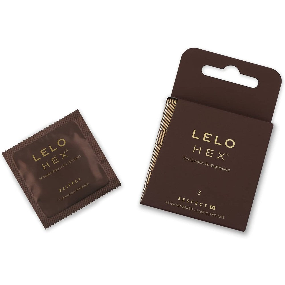 Lelo HEX Condoms Respect 3 Pack Κύρια εικόνα προϊόντος