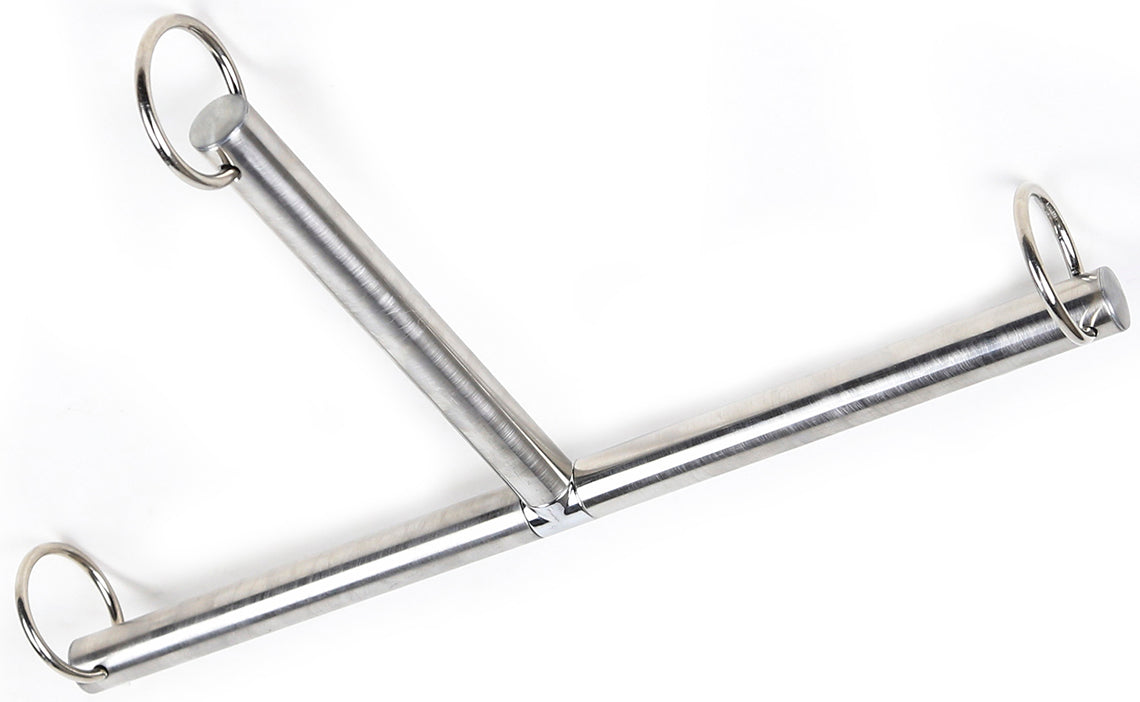 Metal Bondage T-Type Spreader Bar Neck and hands