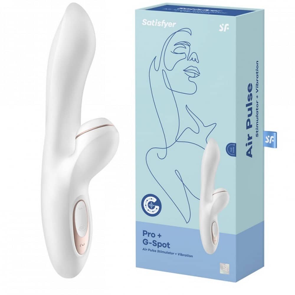 SATISFYER PRO PLUS G-Spot Rabbit White Vibrator Main image