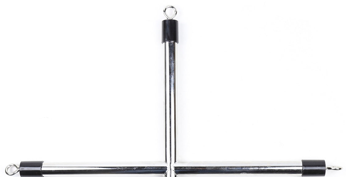 Naughty Toys Bondage T-type metal spreader restraints bar 40 cm - image 3