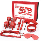 TOYBOX Red Secret BDSM set with 10 accessories