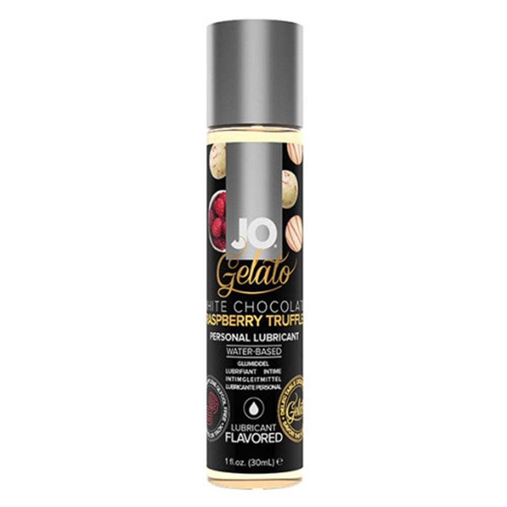 JO White Chocolate Raspberry Truffle Gelato Flavored Lube 30ml Κύρια εικόνα προϊόντος