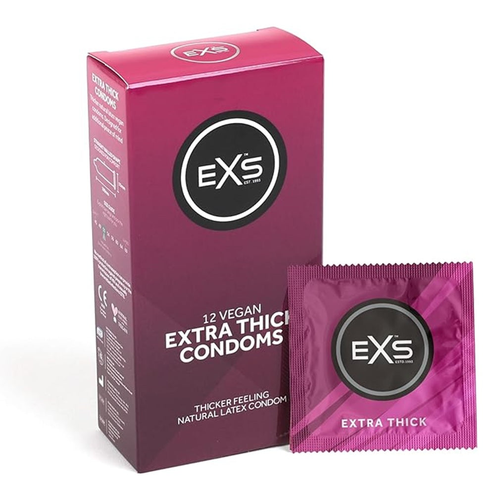 EXS Extra Thick Condoms 12 Pack Κύρια εικόνα προϊόντος