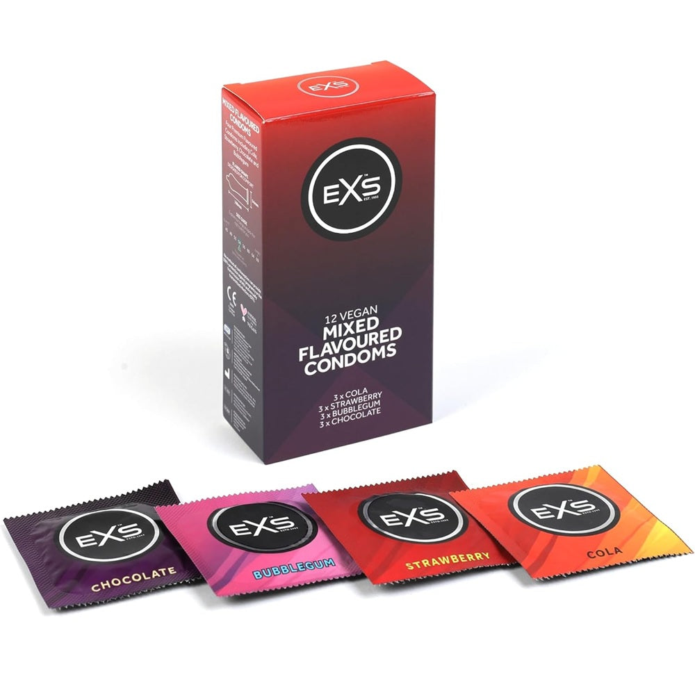 EXS Mixed Flavoured Condoms 12 PACK Κύρια εικόνα προϊόντος