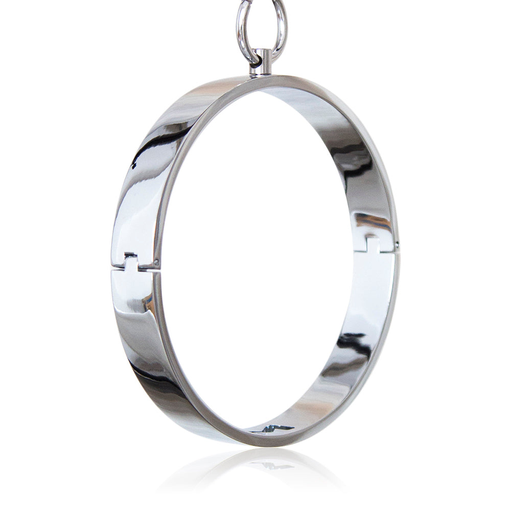 Metal Neck Collar with Clover Black Nipple Clamps 14cm - image 6