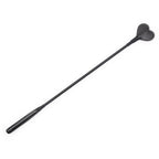 BDSM Fetish play black riding spanking crop with heart 62 cm