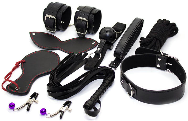 Naughty Toys Bdsm Set with 8 accessories Main image