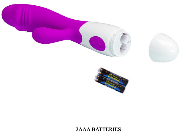 Pretty Love Snappy silicone rabbit vibrator 19 X 3,2 cm - image 5