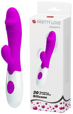 Pretty Love Snappy silicone rabbit vibrator 19 X 3,2 cm