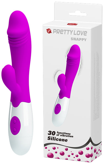 Pretty Love Snappy silicone rabbit vibrator 19 X 3,2 cm