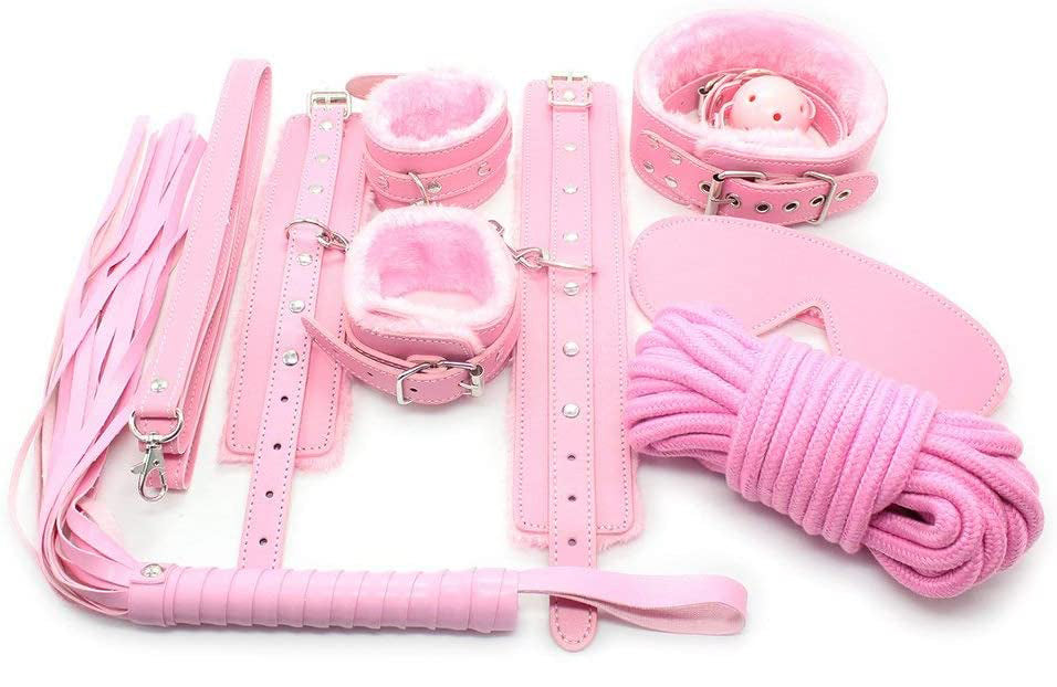 Lover's Pink Fetish Bondage Set 7 pcs