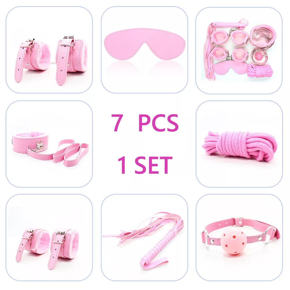 Lover's Pink Fetish Bondage Set 7 pcs Secondary image