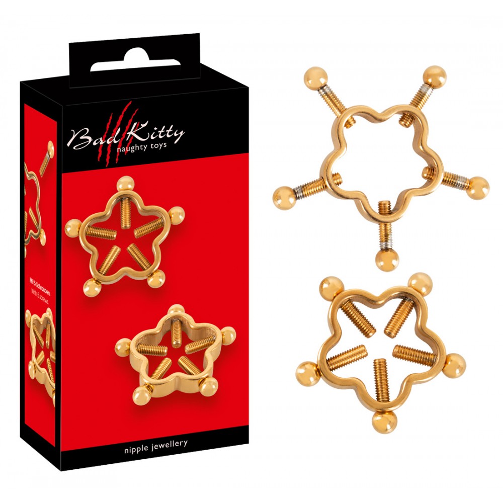 Golden adjustable Nipple clamps Jewelry Secondary image