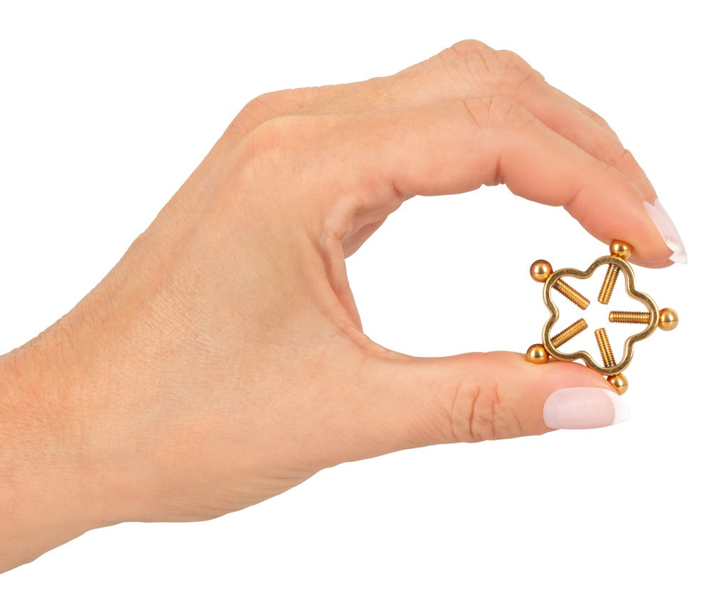 Golden adjustable Nipple clamps Jewelry - image 3