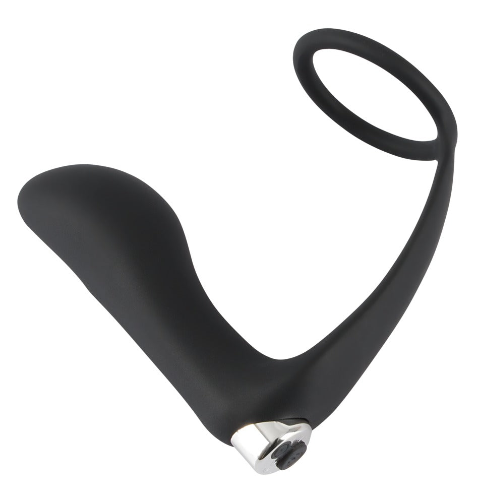 Black Velvets vibrating Ring and butt Plug Δευτερεύουσα εικόνα προϊόντος