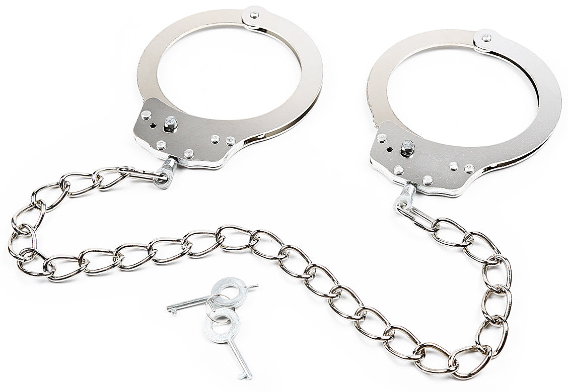 Naughty Toys Large adjustable metal ankle and wrists cuffs with locks - image 9