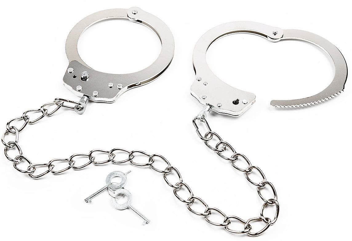 Naughty Toys Large adjustable metal ankle and wrists cuffs with locks