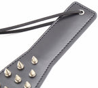 Leather Paddle Slapper with Spikes - image 3