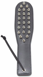 Leather Paddle Slapper with Spikes - image 7
