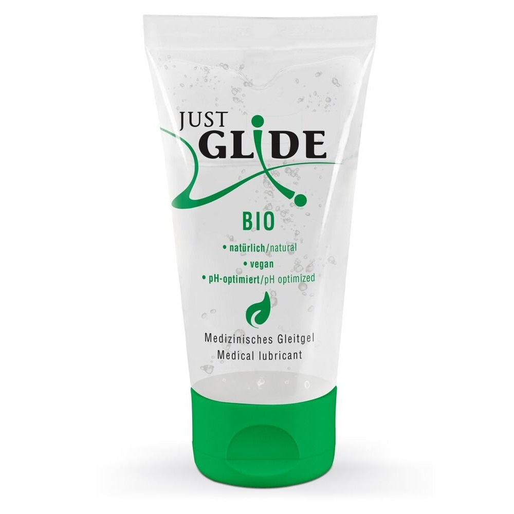 Just Glide Bio natural organic Vegan water-based lubricant 50 ml