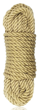 Naughty Toys soft nylon BDSM rope Beige 10 Meters - image 3