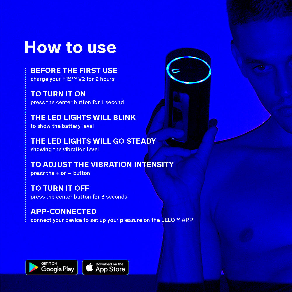 Lelo F1S V2 Male Masturbator Metallic Blue - image 9