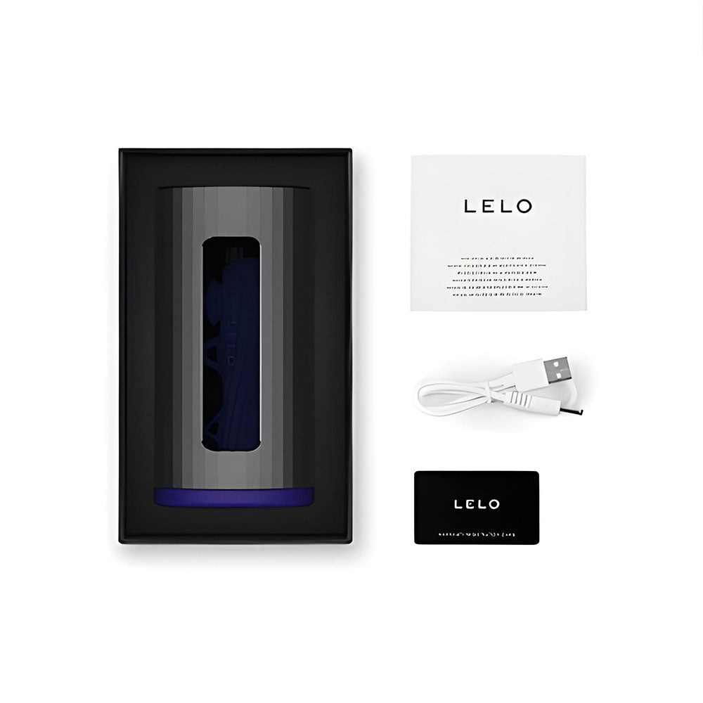 Lelo F1S V2 Male Masturbator Metallic Blue - image 7