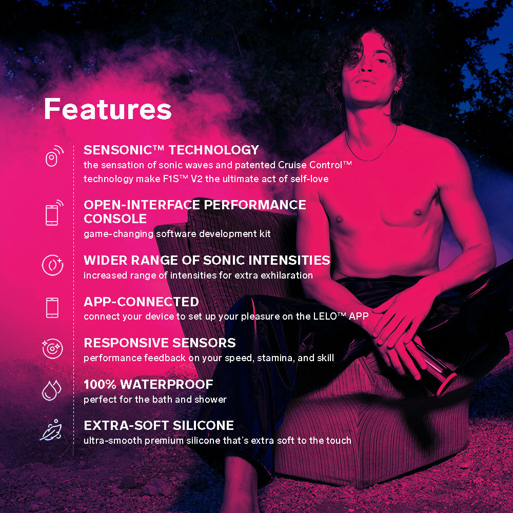 Lelo F1S V2 Male Masturbator Metallic Blue - image 8