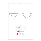 Obsessive Plus Size Drimera Panties With Sexy Cut Blue - image 5