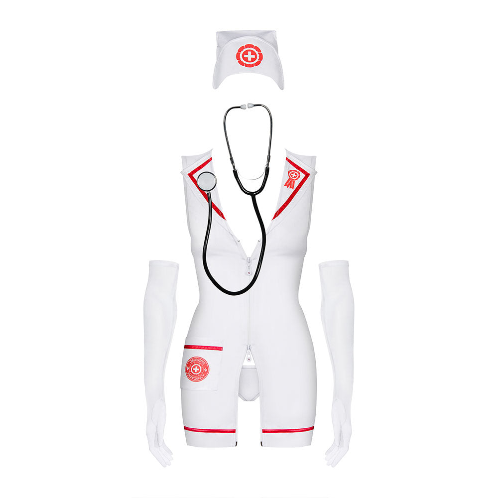 Obsessive Sexy Emergency Nurse Costume Main image