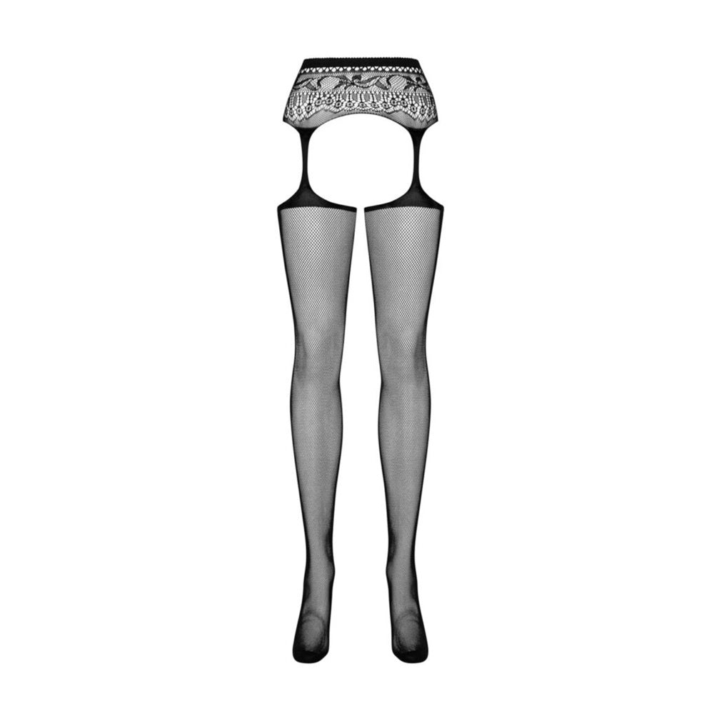 Obsessive Plus Size Spicy Net Garter Stockings