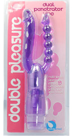 Double Pleasure Dual Penetration Vibrator 27x2.5 cm