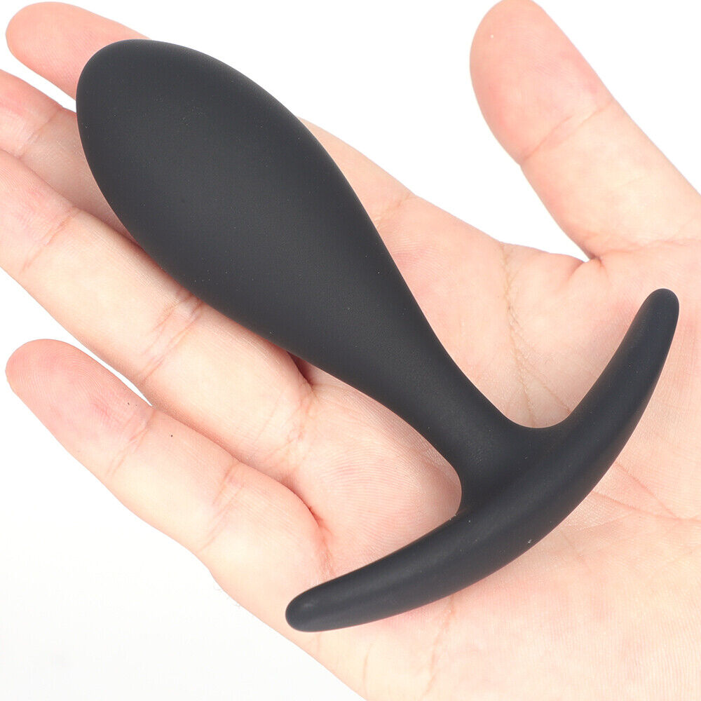 TOYBOY Black Silicone T-Base Butt Plug SET - image 3