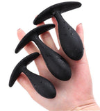TOYBOY Black Silicone T-Base Butt Plug SET - image 4
