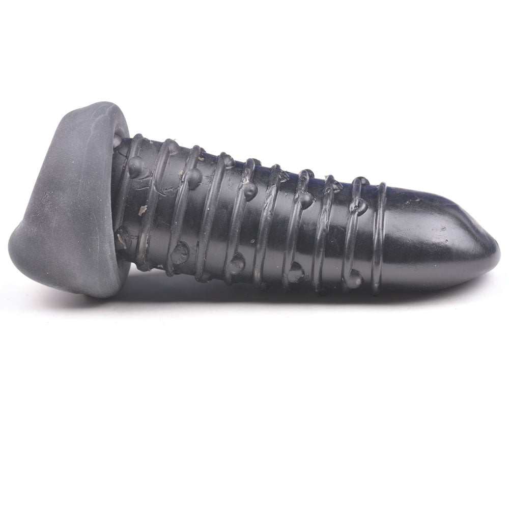 TOYBOY STRETCHY penis sleeve with inner soft texture 15cm BLACK - image 5