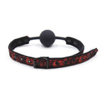 Naughty Toys Black Ball Gag with Lacy Strap - image 5